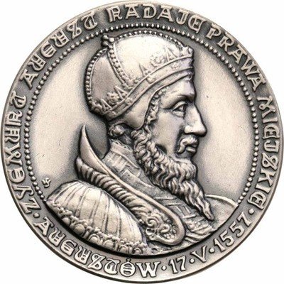 Polska Augustów Zygmunt II August medal 1987 st.1