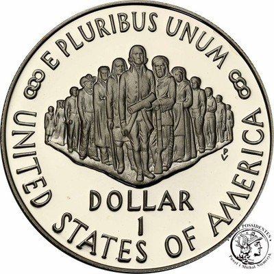 USA 1 dolar 1987 S Konstytucja st.1 SREBRO
