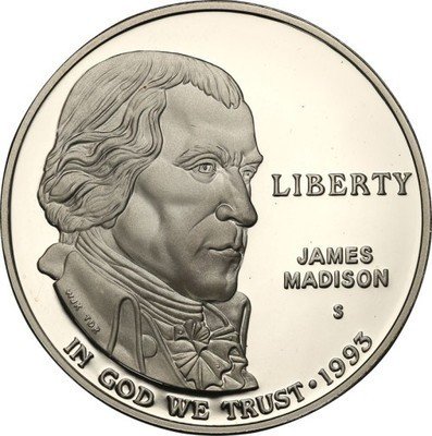 USA dolar 1993 S James Madison st.L