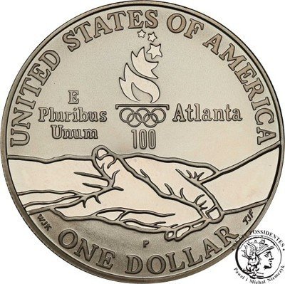 USA 1 dolar 1995 P Oly / Atlanta st.L