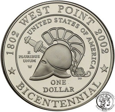 USA 1 dolar 2002 W West Point st.L