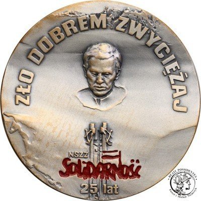 Medal 2005 Popiełuszko 25 lat Solidarności st.1