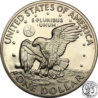 USA 1 dolar 1971 ''S'' San Francisco SREBRO st.L