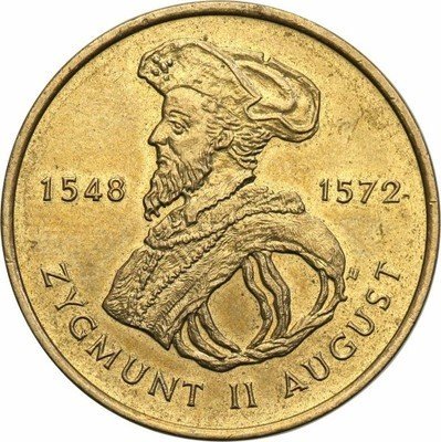 2 złote 1996 Zygmunt II August st. 1/1- RZADKIE