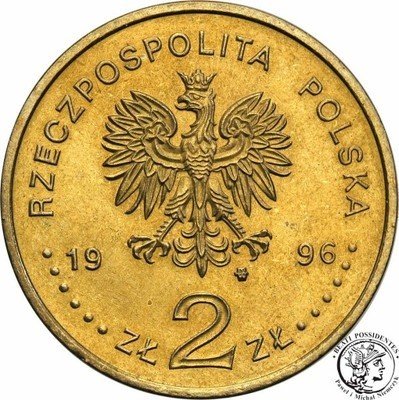 2 złote 1996 Zygmunt II August st. 1/1- RZADKIE