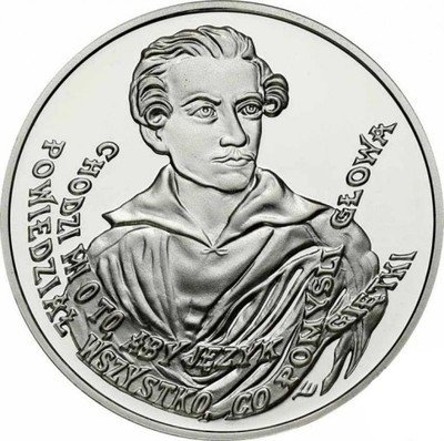 10 złotych 1999 Juliusz Słowacki st. L