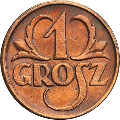 Polska II RP 1 grosz 1927 st. 1-