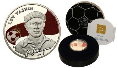 Armenia 100 dram 2008 PIŁKARZE Lev Yashin st.L