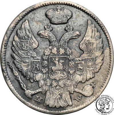 15 kopiejek = 1 złoty 1837 MW Mikołaj I st.3