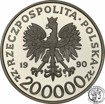 Polska 200 000 złotych 1990 Grot Rowecki st.L