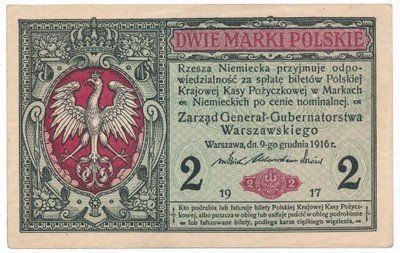 Polska 2 marki polskie 1926 (Gen) seria B st.1-/2+