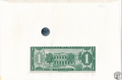 Paragwaj koperta numizmatyczna 1985 st.1