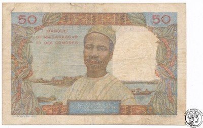 Madagaskar 50 franków 1961 st. 4