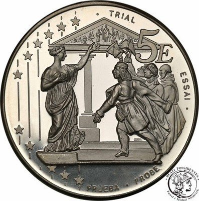PRÓBA Essai 5 euro Jan Paweł II 2004 Ag st.L-