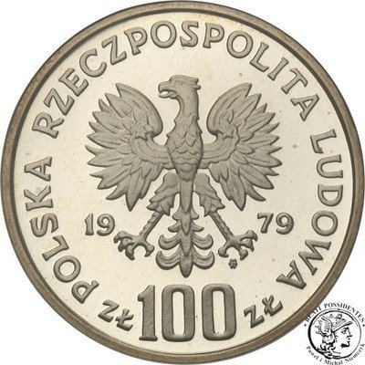 PRÓBA Srebro 100 złotych 1979 Zamenhof PR69