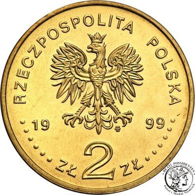 Polska 2 złote 1999 Jan Łaski st.1