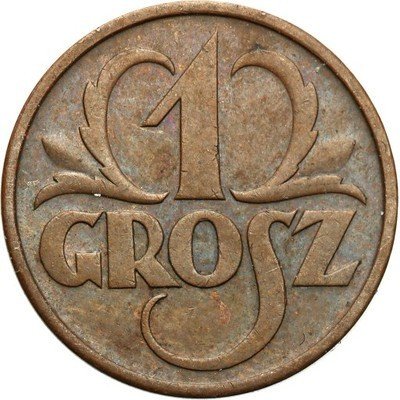 Polska II RP 1 grosz 1935 st. 1 PIĘKNY