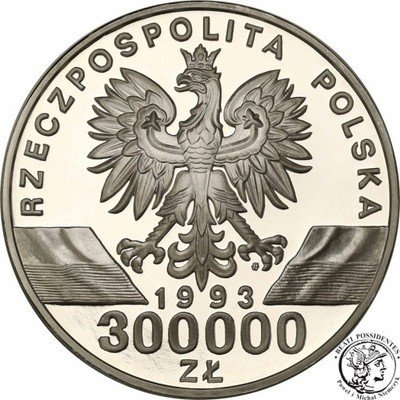 300 000 złotych 1993 Jaskółki st.L