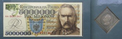 Rocznica przewrotu maj. - Piłsudski klipa banknot