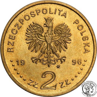 2 złote 1996 Zygmunt II August st.1- RZADKIE