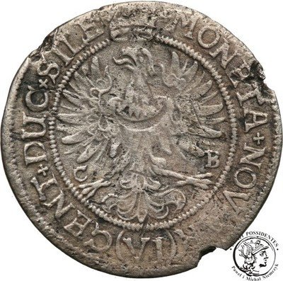 Śląsk 6 Krajcarów 1673 Brzeg -R- st.3-