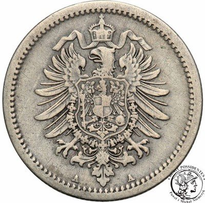 Niemcy 50 fenigów 1876 A st. 3