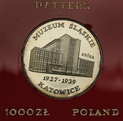 PRÓBA Srebro 1000 zł 1987 Muzeum Śląskie Katowice