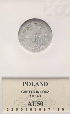 Getto Łódź 5 Marek 1943 Al GCN AU50