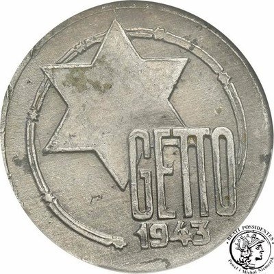 Getto Łódź 5 Marek 1943 Al GCN AU50