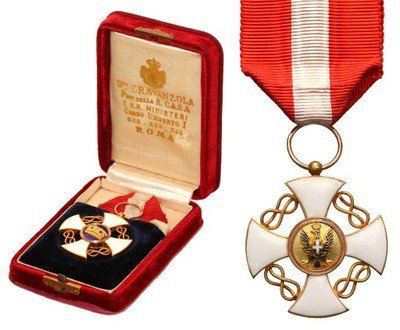 Włochy Order Korony Włoch ZŁOTO