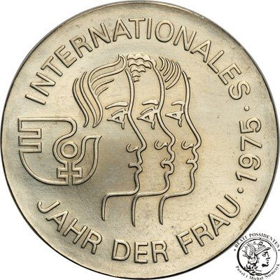 Niemcy DDR 5 Marek 1975 Rok Kobiet st. 1