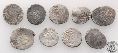 Kaukaz XII/XIII w monety srebrne lot 9 szt st. 3