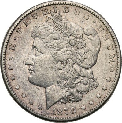 USA 1 dolar 1878 S San Francisco st. 3+