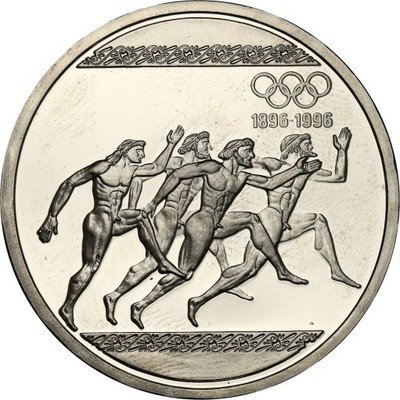 Grecja 10 000 Drachm 1996 100 lat Olimpiady st. L-
