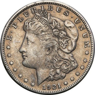 USA 1 dolar 1921 Morgan San Francisco st. 3+