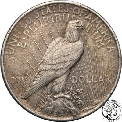 USA 1 dolar 1923 st. 3+