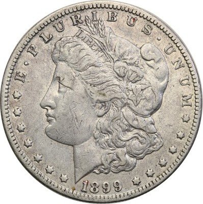 USA 1 dolar 1899 Nowy Orlean Morgan st. 3+