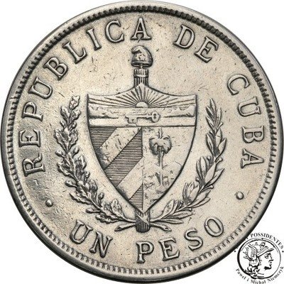 Kuba 1 Peso 1932 st. 3+