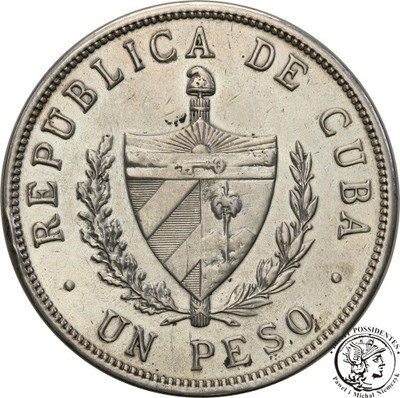 Kuba 1 Peso 1933 st. 3+