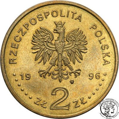 2 złote 1996 Zygmunt II August st.1- RZADKIE