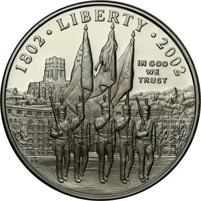 USA 1 dolar 2002 Liberty 1802-2002 West Point st.L
