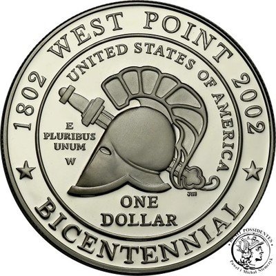 USA 1 dolar 2002 Liberty 1802-2002 West Point st.L