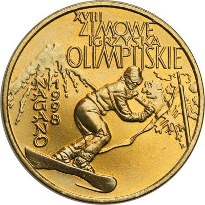 2 złote 1998 Olimpiada Nagano st.1