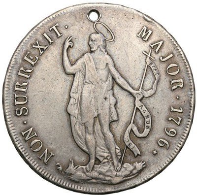 Włochy Genua 8 lirów 1796 st. 3-