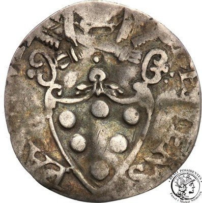 Watykan Klemens VII 1523-1534 Mezzo Giulio st. 3-