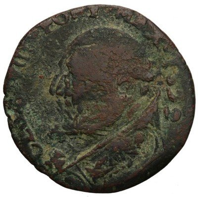 Watykan Klemens VIII 1592-1605 Quattrino st. 3-