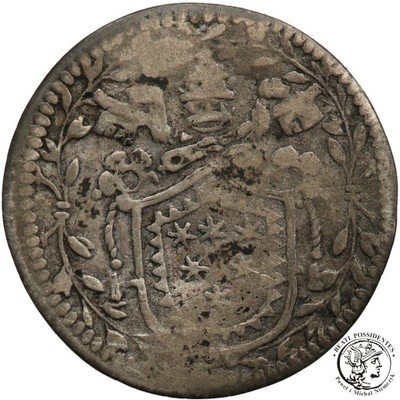 Watykan Klemens X 1670-76 mezzo grosso st. 3
