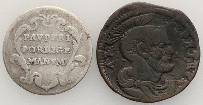 Watykan Klemens XII 1730-40 lot 2 szt st. 3