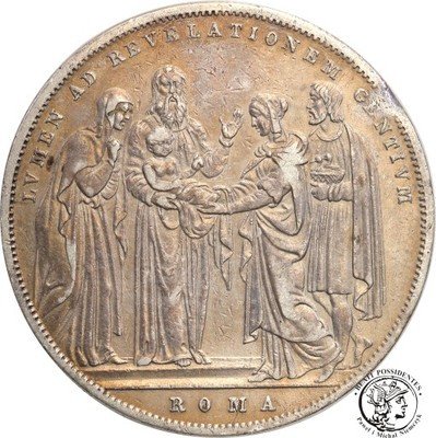 Watykan Grzegorz XVI 1831-46 scudo 1834 st. 3
