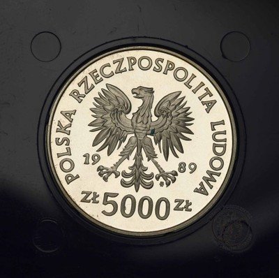 5000 złotych 1989 Kopernik Toruń st.L